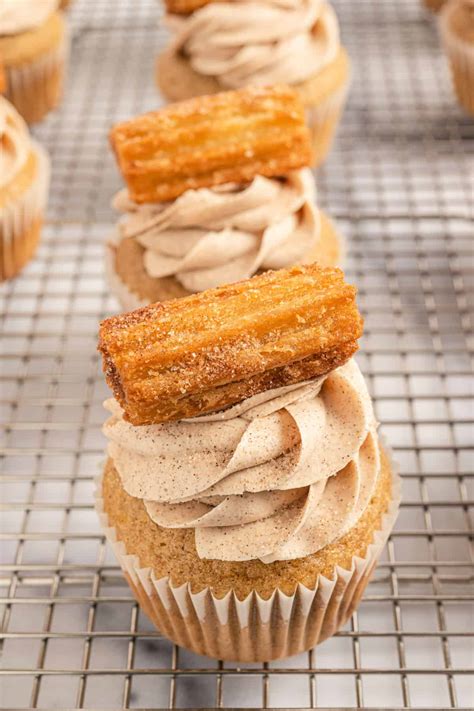 Churro Cupcakes Recipe Shugary Sweets