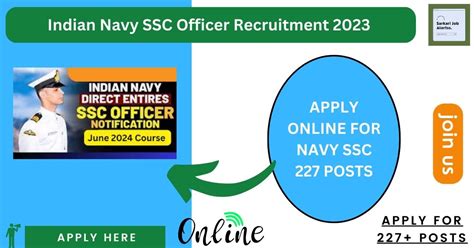 Navy Ssc Officers January Various Entries Batch Apply Online For