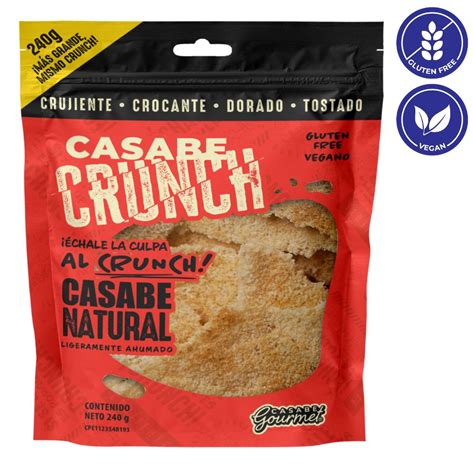 casabe gourmet casabe crunch natural gr
