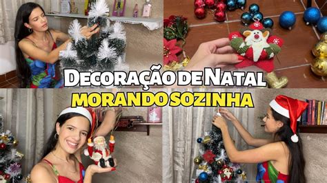 DECORANDO A CASA PARA O NATAL MONTEI A ÁRVORE DE NATAL MORANDO