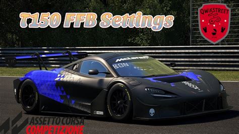 Acc And Thrustmaster T Ffb Settings Assetto Corsa Competizione