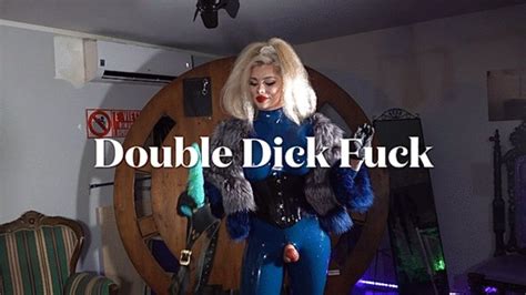TS DOUBLE DICK FUCK FUR Slavena God Slavena Clips4sale