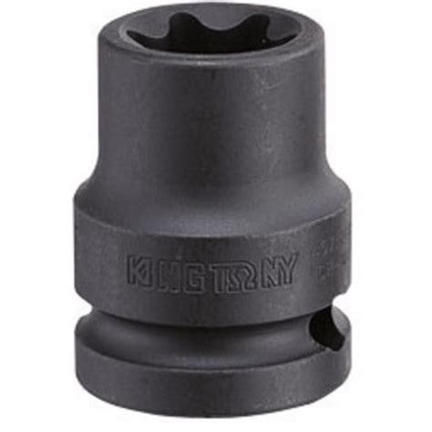 Головка торцевая ударная TORX Е-стандарт 3/4", E24, L = 56 мм KING TONY ...