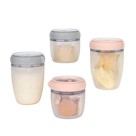 Haakaa Generation 3 Silicone Storage Container 2pk 160 250ml Nude