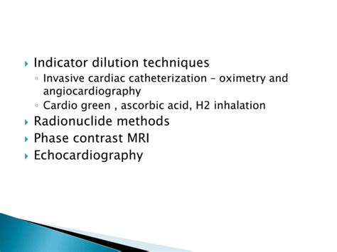 Shunt Quantification Ppt