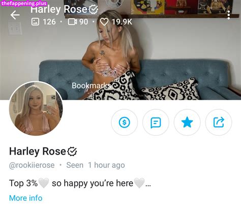 Harley Rose Rookiierose Nude OnlyFans Photo 2 The Fappening Plus