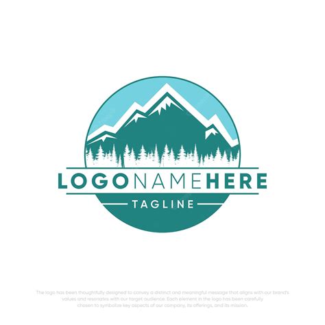 Premium Vector Vector Landscape Hills Logo Design