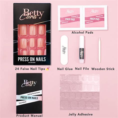 Bettycora U As Postizas A Presi N U As Postizas Medianas Color Nude Tama Os Unidades