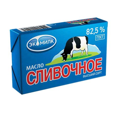 Купить масло сливочное экомилк 82,5% 180г с доставкой на дом в магазине ...