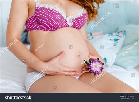 Naked Belly Pregnant Woman Closeup Stock Photo 794308666 Shutterstock