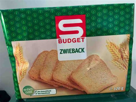 S Budget Zwieback Kalorien Neue Produkte Fddb