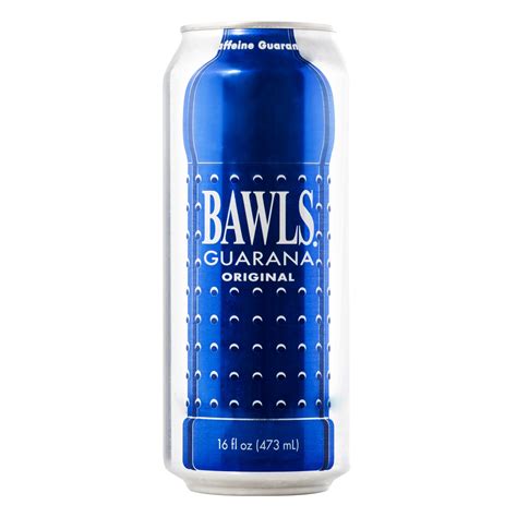 Bawls Brazilian Guarana Soda Highly Caffeinated 16oz 24 Pack