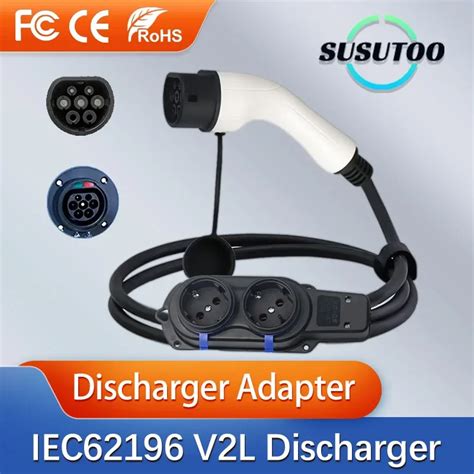 vl cable electric car side discharge plug ev charger type   eu