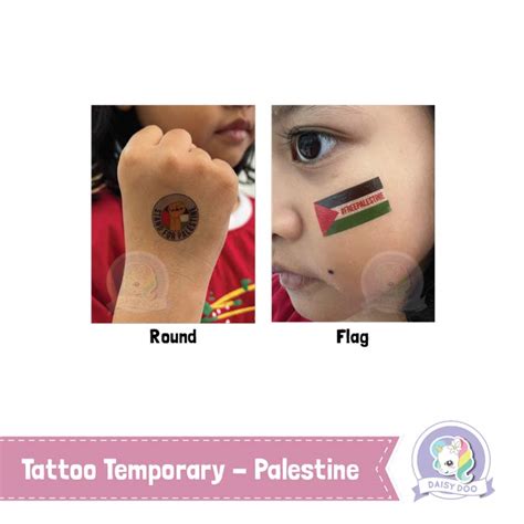 [SPECIAL] Tattoo Temporary Sticker – Palestine - Daisydoo