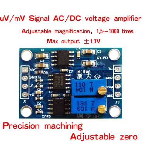 Ad Microvolt Mv Mv Voltage Amplifier Signal Instrumentation Module