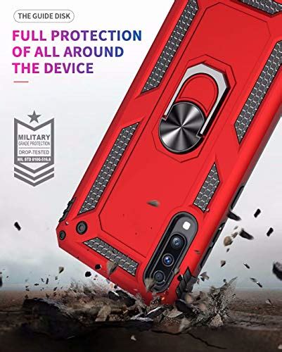 Strug For Samsung Galaxy A70 Caseheavy Duty Shockproof Protection Built In 360 Rotatable Ring