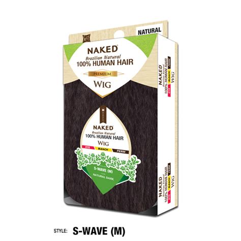 SHAKE N GO Naked HUMAN HAIR PREMIUM WIG S WAVE M Beauty Collection