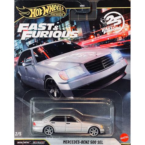 風火輪 Hot Wheels 膠胎 金標 玩命關頭 賓士 MERCEDES BENZ 500 SEL 蝦皮購物