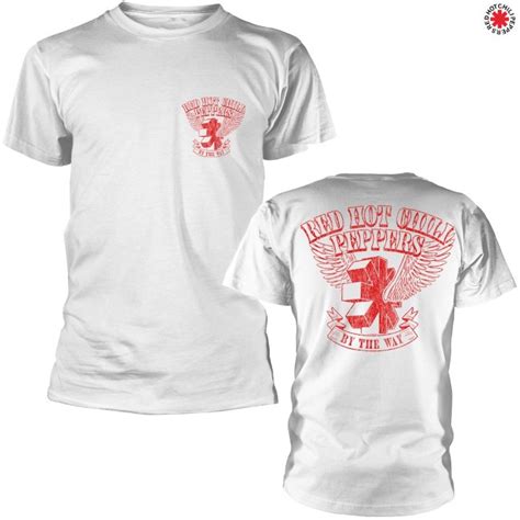 Red Hot Chili Peppers レッドホットチリペッパーズ BY THE WAY WINGS Tシャツ ホワイト Tシャツ バンドTシャツの