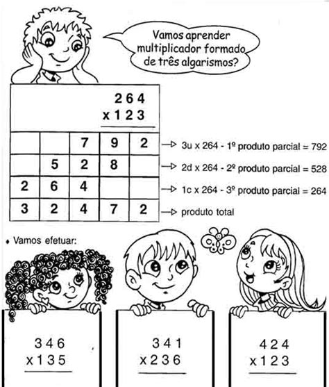 Três Algarismos - MATEMÁTICA COM AMOR!: Multiplicação por três algarismos - Professora ...