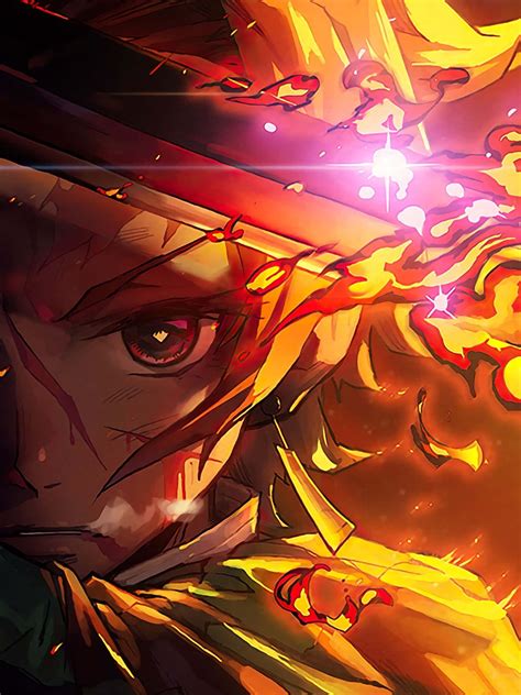 Download Demon Slayer Anime Tanjiro Kamado Sun Breathing Wallpaper ...