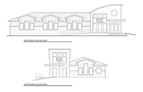 Eye Health Solutions Exterior Elevations Curtis Architecture