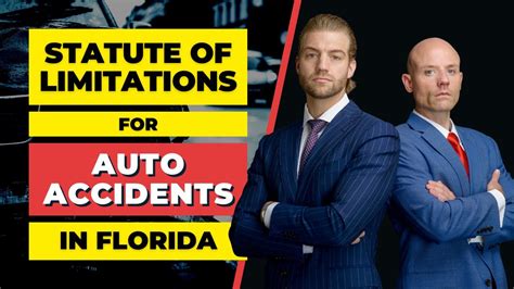 What Is The Statute Of Limitations For An Auto Accident In Florida