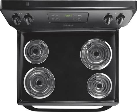 Best Buy Frigidaire 30 Self Cleaning Freestanding Electric Range Black Ffef3015lb