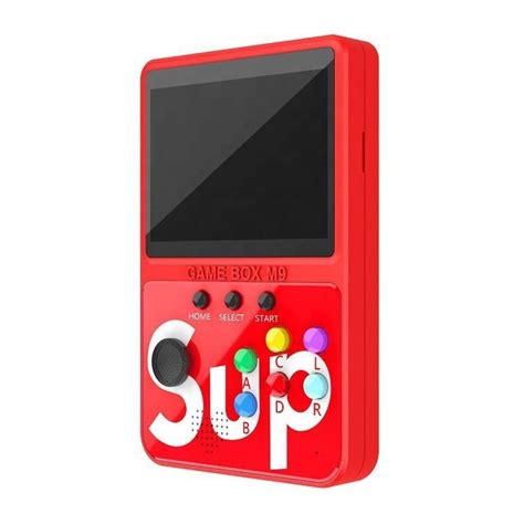 Game Box Sup M9 - 900 In 1 - Console à 900 jeux - Rouge - Spiringo