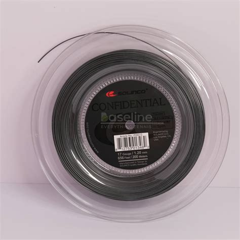 Solinco Confidential Reel – Baseline Tennis Philippines