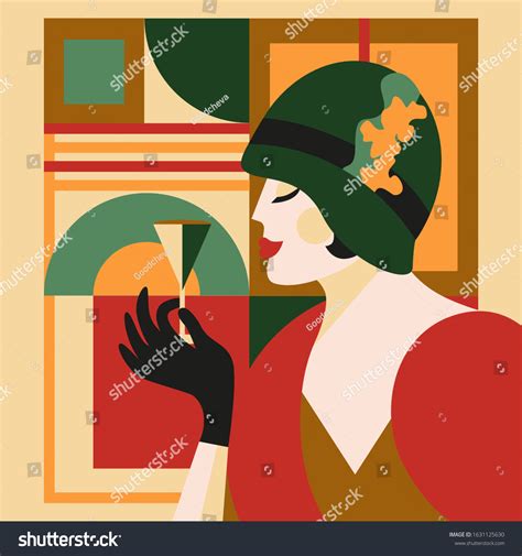 1,436 Women In Hats Deco Images, Stock Photos & Vectors | Shutterstock