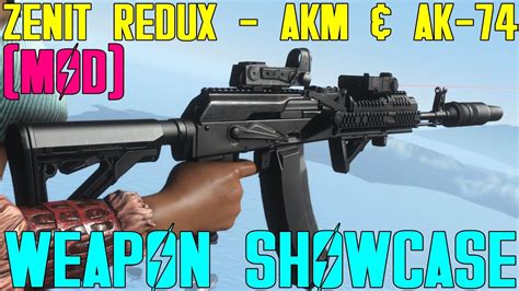 Fallout 4 Zenit Redux Akm And Ak 74 Weapon Mod Showcase Youtube