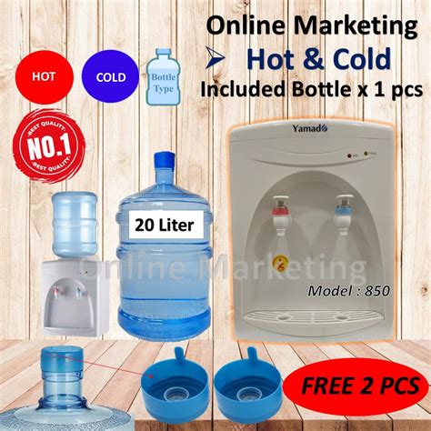 Yamad 850 Hot Cold Water Dispenser Bottlo Type Electronic Fan Cooling Table Top