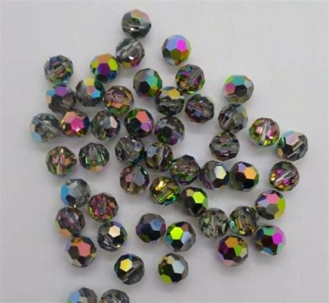 Swarovski Crystal Vitrail Medium Faceted Round 5000 Beads 6mm 7mm