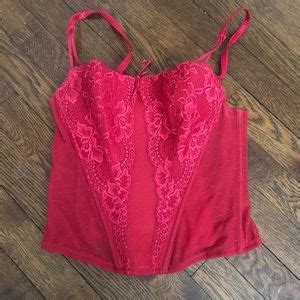 Intimates Sleepwear Red Corset Lingerie Poshmark