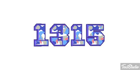 1315 Number Animated GIF Logo Designs