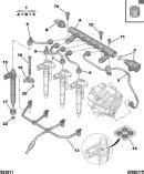 Уплотнительное кольцо обратки форсунки Common Rail ("- фитинга/ трубки ...