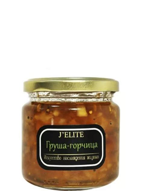 Соус Груша-Горчица, J'Elite, 220г | Купить в OKwine