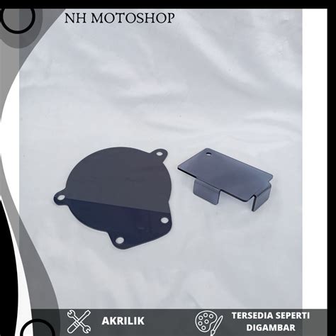 Jual TUTUP COVER CVT NMAX OLD NMAX NEW AEROX OLD AEROX NEW AKRILIK