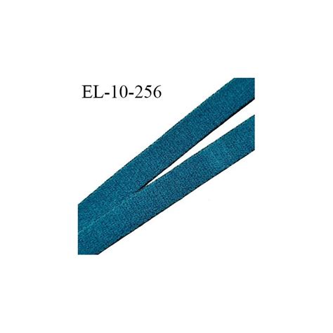 Elastique 10 mm lingerie couleur bleu canard largeur 10 mm très doux au toucher prix au mètre