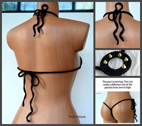 Uncensored Extreme Open Crotch Bikini Tiny String Bikini Etsy