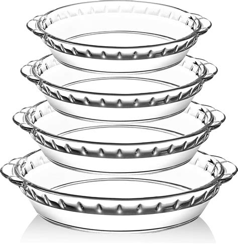 Pyrex Glass Pie Plates 3 Pack 95 Inchex X 15 Inches