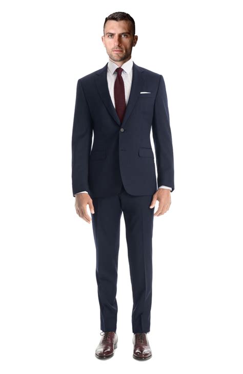 Costume bleu marine en laine et cachemire | Tailored Suit Paris
