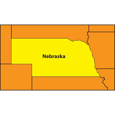Map Of Nebraska Logo Download Png