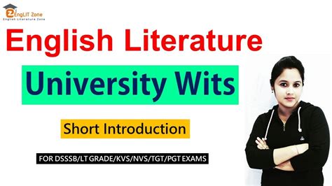 University Wits Introduction Of University Wits History Of English