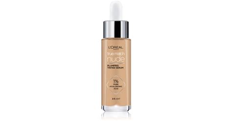 Lor Al Paris True Match Nude Plumping Tinted Serum S Rum Pro Sjednocen Barevn Ho T Nu Pleti