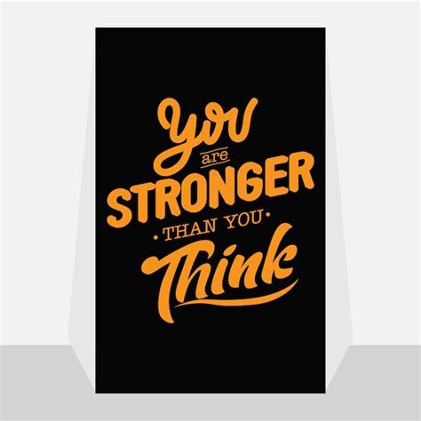 Premium Vector | Vector motivational quotes typography design