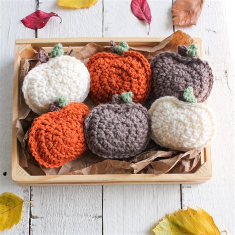 Rustic Crochet Pumpkin Garland Free Pattern The Knotted Nest