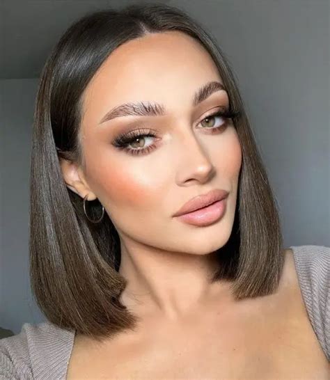 Gorgeous Nude Lip Bridal Makeup Ideas Weddingomania