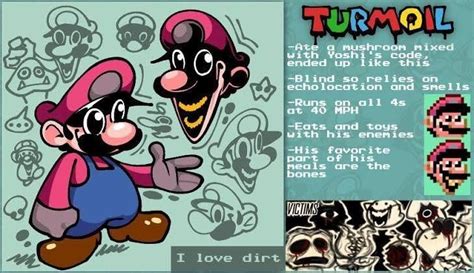 Just A Reminder That Turmoil In Marios Madness Is His Old Design Also